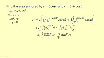 LO 137 Use double integrals in polar coordinates to compute the area between polar curves CE