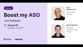 Boost my ASO: Live Teardown
