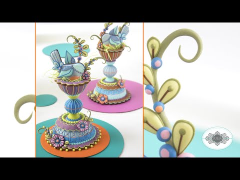3-D Folk Art Bird Nest Cookie - Part 1: Shape and Decorate Cookies