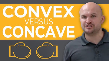 What is the difference between convex and concave