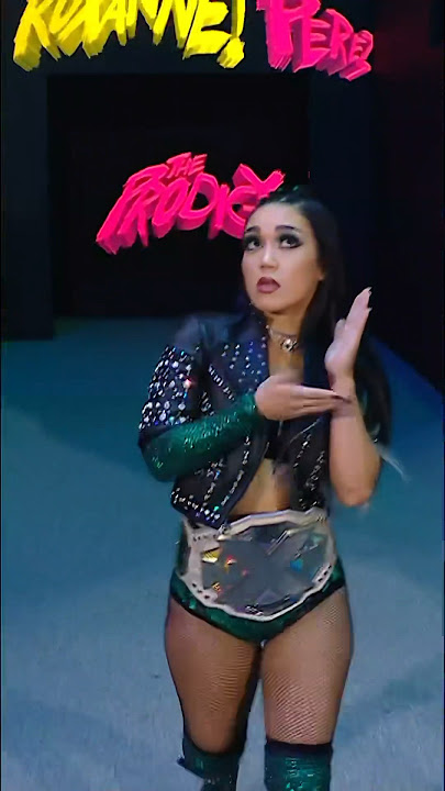 THE #WWENXT CHAMPIONS ARE ALL OVER #WWERAW TONIGHT! 👏👏👏 Welcome Roxanne Perez!