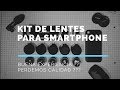 KIT de LENTES APEXEL para mejorar la CÁMARA del IPHONE y cualquier ANDROID