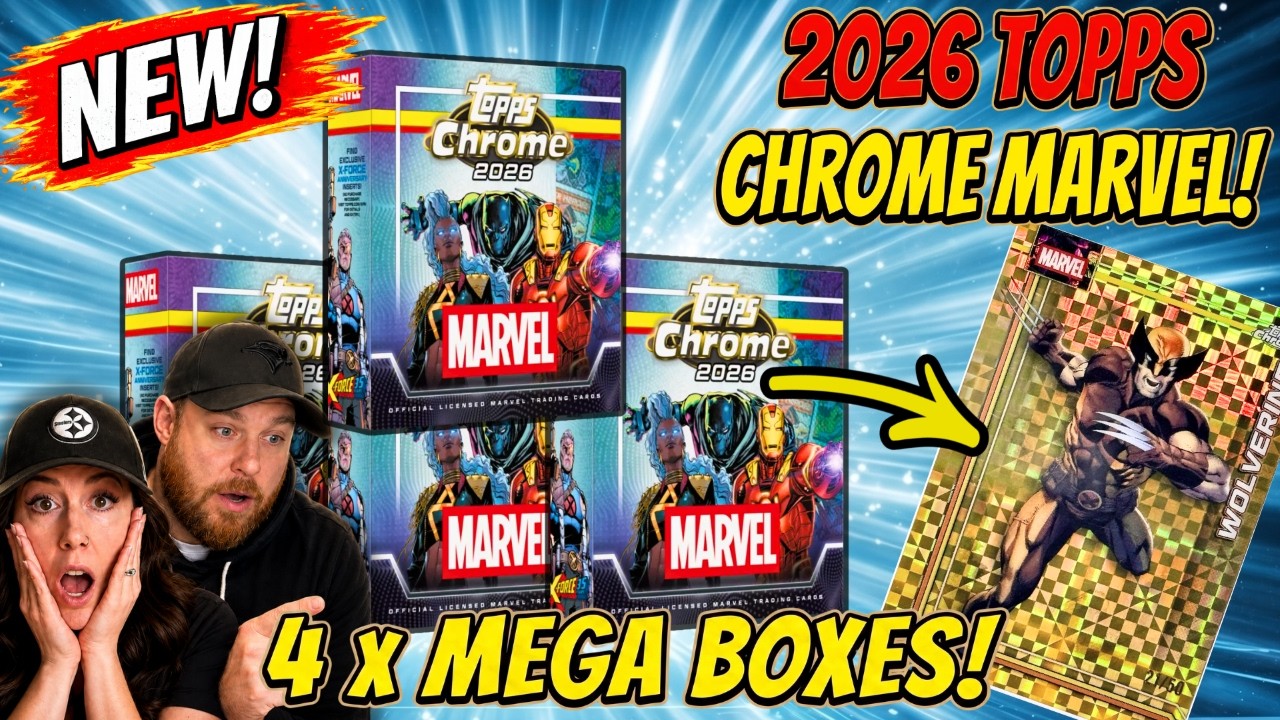 We Opened 4 x Topps Chrome Marvel Mega Boxes... Was It Worth It?