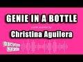 Christina Aguilera Genie In A Bottle Karaoke Version Christina Aguilera Genie In A Bottle Karaoke Version