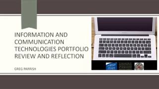 ICT Portfolio Review and Reflection Source