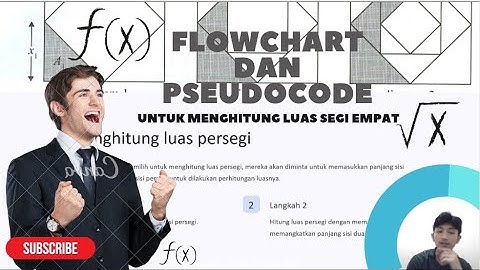 Deskripsi program - Flowchart dan Pseudocode untuk Menghitung Luas Segi Empat