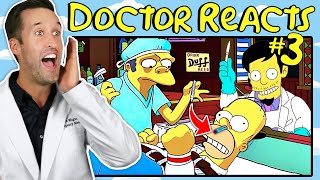 ER Doctor REACTS to Hilarious Simpsons Medical Scenes #3