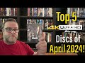Top 5 4k ubluray discs of april 2024