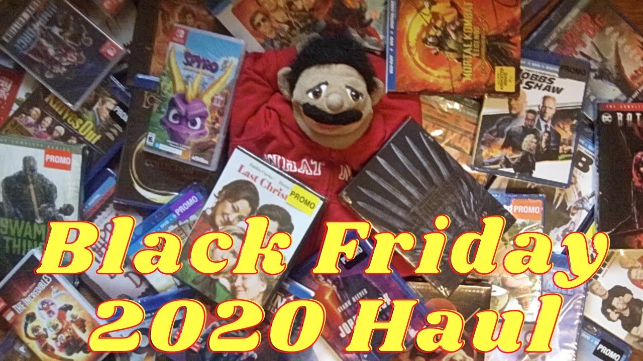 My Black Friday 2020 Blu-Ray/DVD/Video Game Haul (Puppet Review)