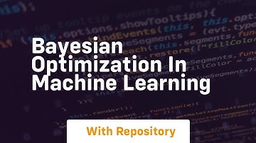 bayesian optimization in machine learning