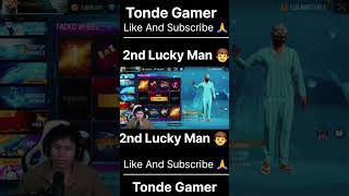 2nd Lucky Man 👨 @TondeGamer #tondegamer #shorts