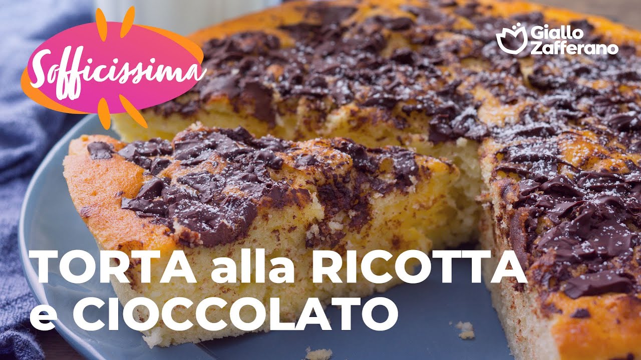 TORTA alla RICOTTA e CIOCCOLATO...soffice e golosissima✨🍫🤍