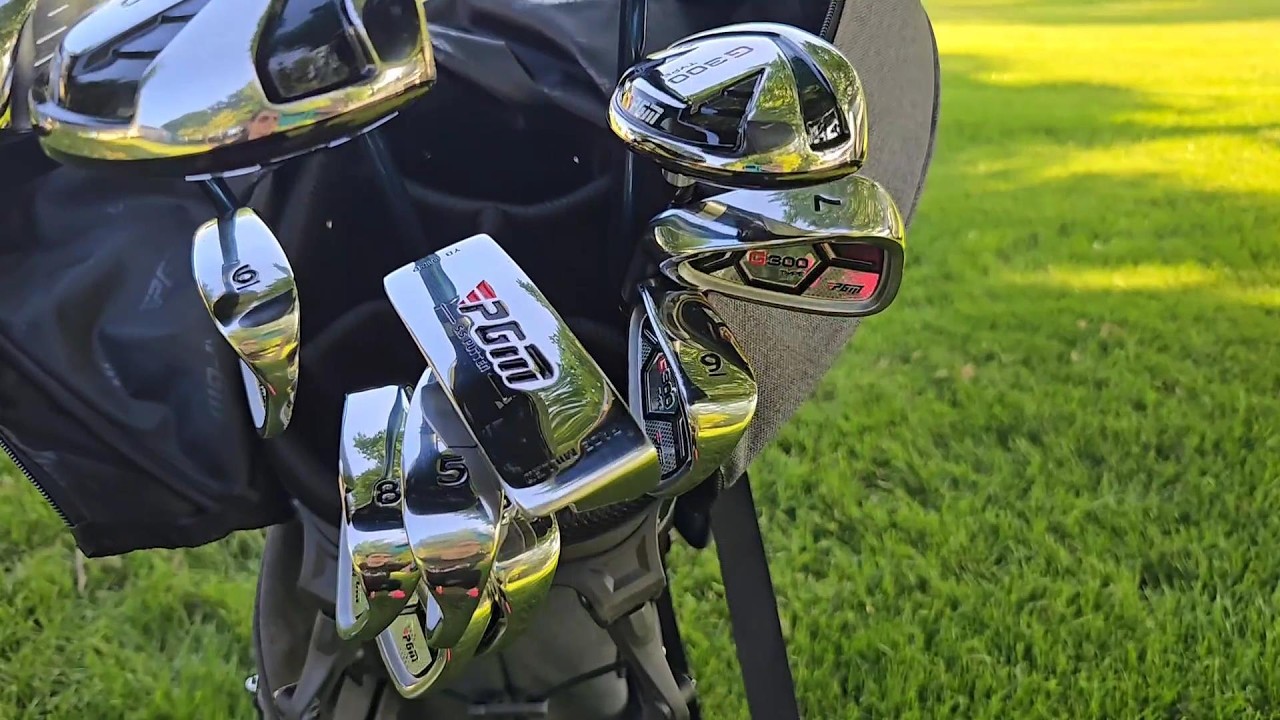 PGM Men's Complete Golf Club Set – Titanium Driver & Draw-Biased