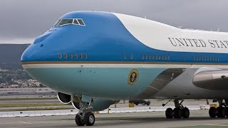 Air Force One next to Russian Cargo plane 360 degree tour