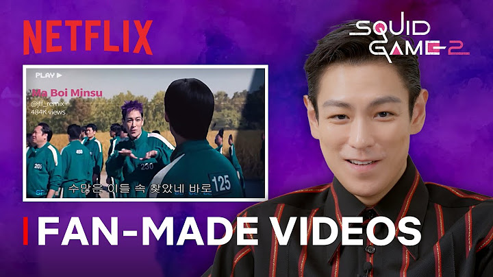 T.O.P. Reacts to Thanos Fan Videos | Squid Game: Season 2 | Netflix