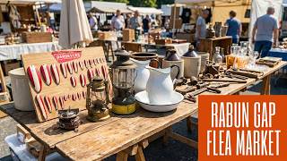 Antiquing at the Rabun Gap Flea Market Mountain City Ga Pick with the Georgia Bottle Picker Vlog 