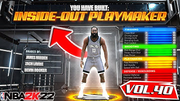 BEST CONTACT DUNKING INSIDE-OUT PLAYMAKER BUILD ON NBA 2K22! RARE BUILD SERIES VOL. 40