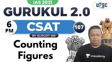 UPSC CSE PRELIMS 2021 | Gurukul 2.0 | CSAT by Surojit Sir | Counting Figures