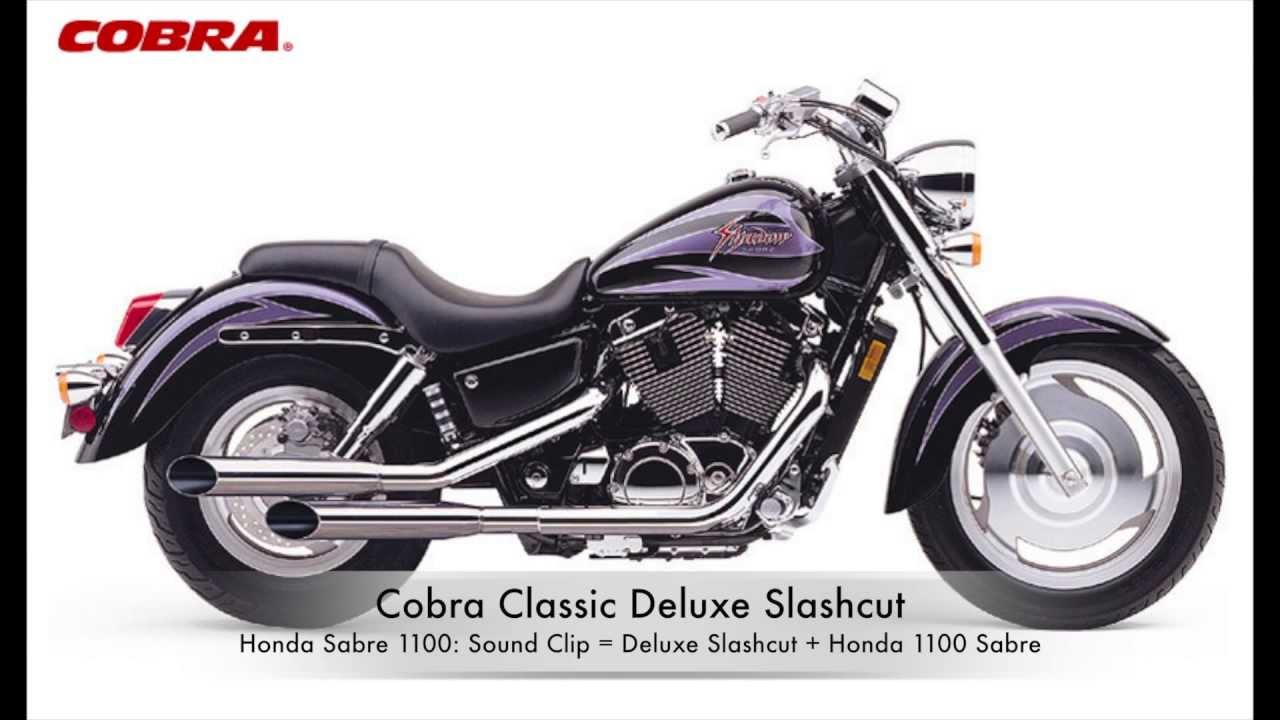 Cobra Exhasut Honda Sabre 1100 Classic Deluxe Slashcut BLV1573SC, image size:1280x720