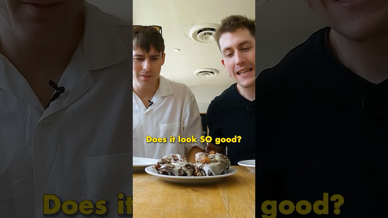 Two Brits try Apple Fritters for the first time!