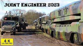 Manöver Joint Engineer 2023 Deutsch Britisches Pionierbrückenbataillon 130 Royal Engineers Elbe NATO