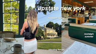 upstate New York summer vlog cozy inn Catskills Hudson Valley cafes fairs fireworks