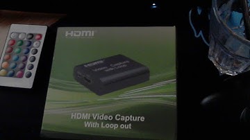 Unboxing a HDMI video capture with loop out