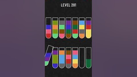 Water Sort Puzzle Level 281 Walkthrough Solution Android/iOS 💦