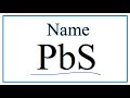Balancing Charges in PbS Compounds