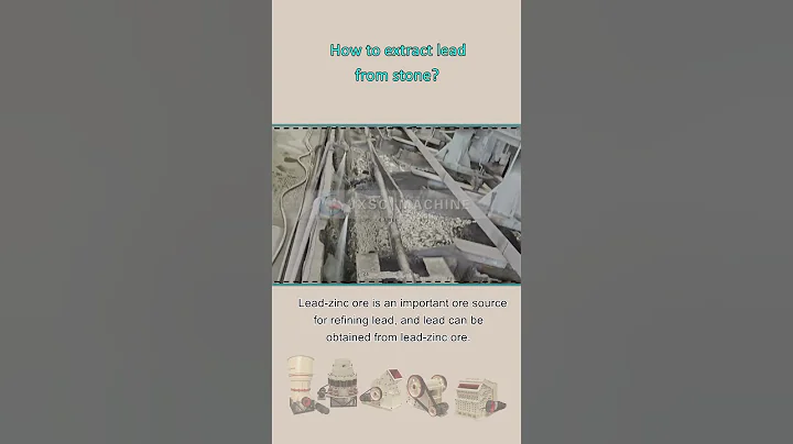 How to extract lead from stone?