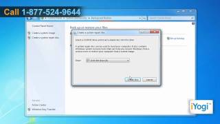 how to create windows® 7 system repair disc