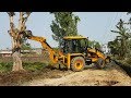 JCB VS BIG TREE - Powerful JCB Pushing Down A Big Tree - JCB VIDEO 4