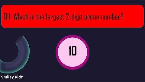 Quiz on prime and composite numbers