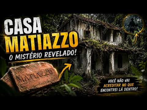 Casa Matiazzo: O MISTÉRIO QUE ENCONTRAMOS LÁ DENTRO!