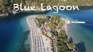 Пролетая над Голубой Лагуной, курорт Олюдениз, Турция