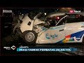 Diduga Hindari Kendaraan Rem Mendadak, Taksi Tabrak Pembatas Jalan Tol Dalam Kota - iNews Pagi 22/10