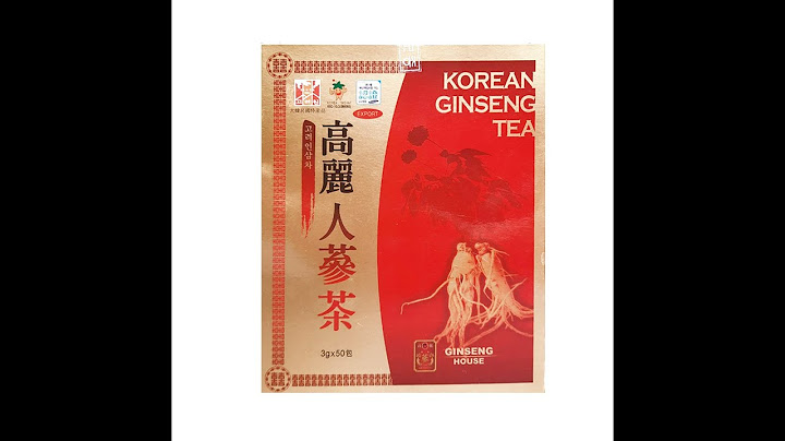 Wongin t ginseng tea là gì năm 2024