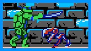Teenage Mutant Ninja Turtles (NES) video game version | full game completion session 🎮