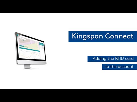 How to add the RFID card to the account? Kingspan Connect FAQ