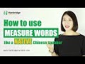 Use Measure Word Like a Native Chinese Speaker Part 1