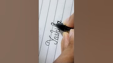 "Yashika" Calligraphy #shorts #calligraphy #handwriting