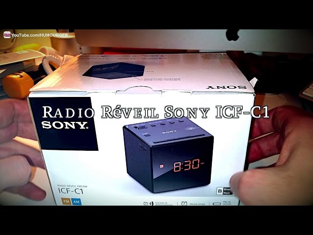Radio-réveil - Noir - ICF-C1