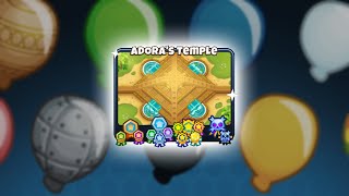 BTD6 - Adoras Temple Chimps Guide/Tutorial (Black Border, No RNG, No Abilities)