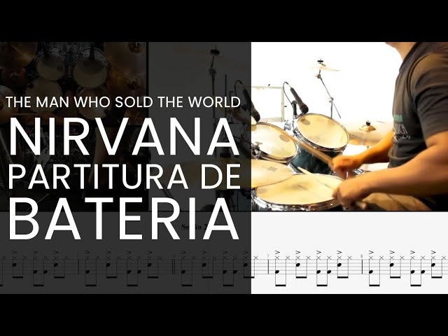 How to play The Man Who Sold The World song performed by Nirvana on drums - Drum Cover class=