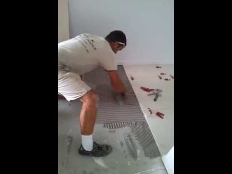 How to install 600 x 600 tiles TO DO TILING