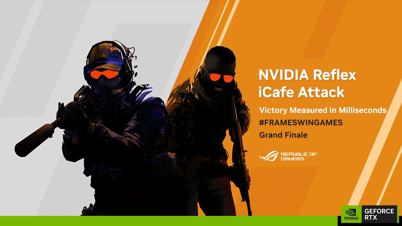 The NVIDIA Reflex iCafe Attack Powered by ASUS Quarter final: #frameWinGames