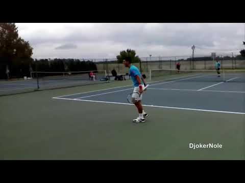 Novak Djokovic UNREAL SHOT - Belgrade 2015 (HD)