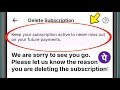 Keep your subscription active to never miss out on your future payments kya hota hai