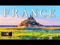 FLYING OVER FRANCE (4K UHD) - Relaxing Music With Stunning Beautiful Nature (4K Video Ultra HD)