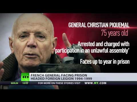 'Govt big mistake': Frmr French general faces prison after arrest at PEGIDA rally